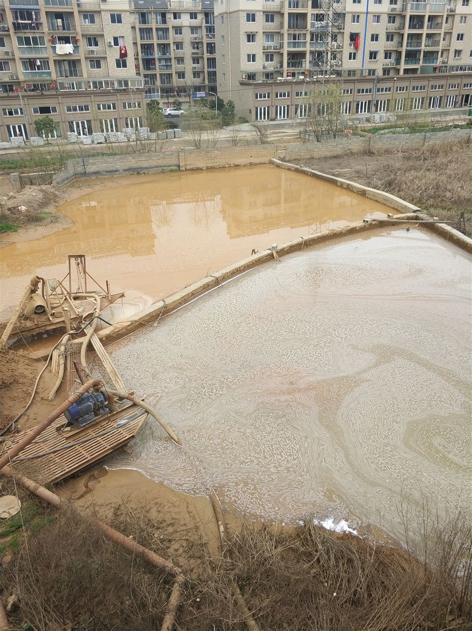 海西沉淀池淤泥清理-厂区废水池淤泥清淤